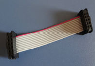 10Poles IDC Ribbon Red Grey Cable To Computer 1.27mm 2.54mm Pitch