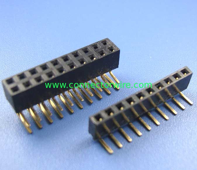 China equivalent 1.27 mm pitch female Header