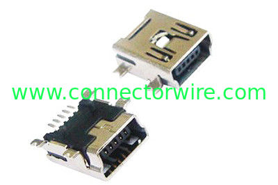 guangdong Mini USB-A 5P SMT female connectors