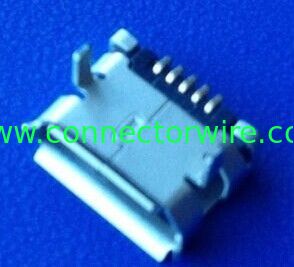 Replacement Micro usb 5P-F 6.4,pin leg lenth1.6, with locator