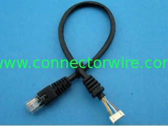 OEM Power Cable Assemble RJ45 Connector And Molex 51021 1.25mm pitch Connector