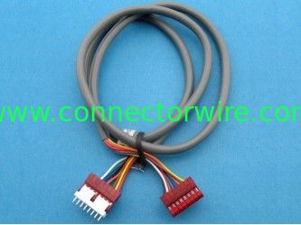 China crimped wires harness with tyco 3.96mm pitch socket and male pin header,straight