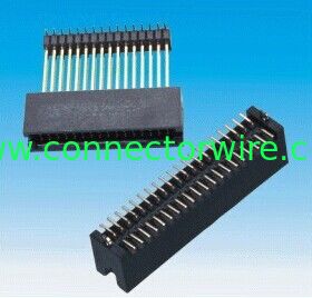 China alternate 1.27 mm pitch PCB box Header connectors