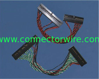 twist lvds cable,assembly Dupont socket and pin header,2.54mm pitch
