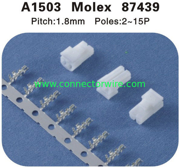 Molex 87439 replace 1.8mm pitch housing and crimp contact connectors