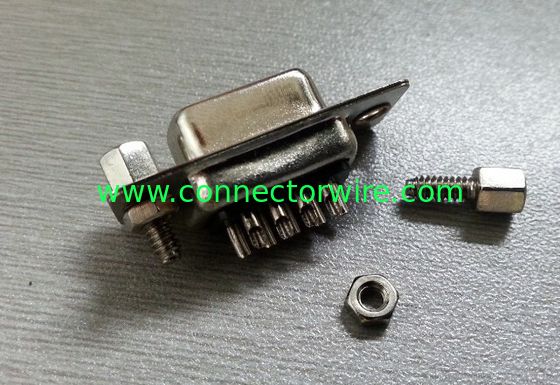 China D-SUB DB9 Connector For PCB board with screw,HF,Rohs